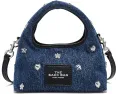 Микро сумка кроссбоди Mini Icon Stud Denim Micro с заклепками Marc Jacobs