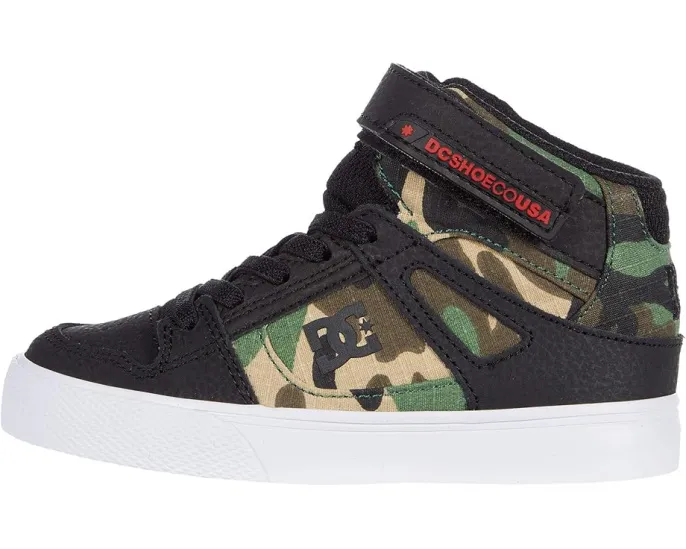 Кроссовки DC Kids Pure High-Top EV с вулканизированной подошвой для скейтбординга