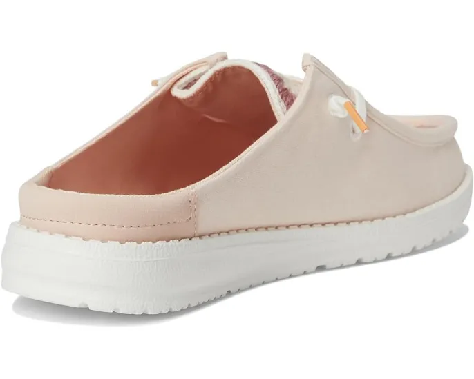 Слипоны Hey Dude Wendy Slip Cottage Crochet с вышитым верхом и стелькой из EVA