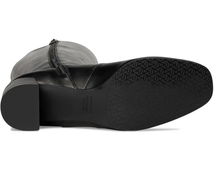 Ботильоны Stuart Weitzman Maeve Zip с квадратным носком на устойчивом каблуке