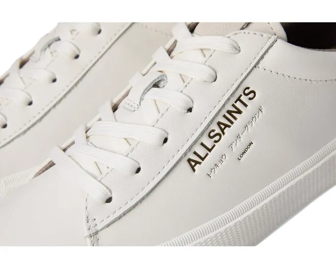 Кожаные кроссовки AllSaints Underground с круглым носком и резиновой подошвой