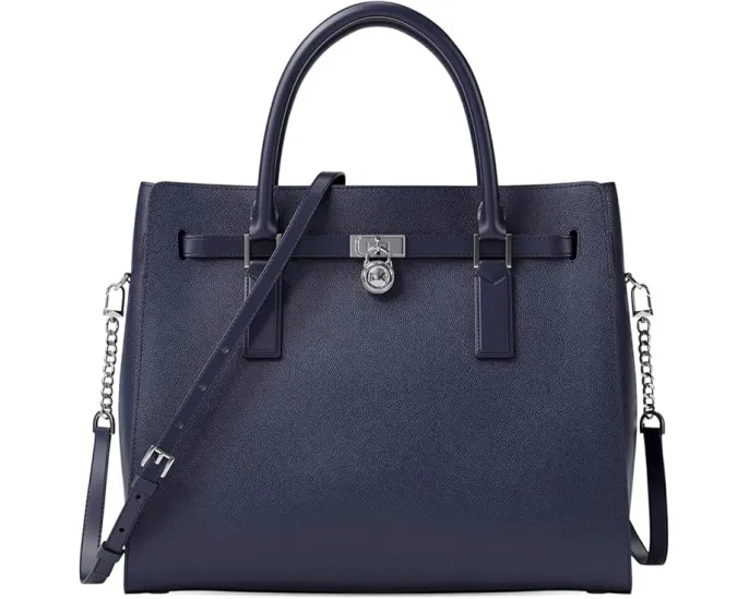 Большая сумка-сатчел Hamilton Moderne от MICHAEL Michael Kors из шагрени