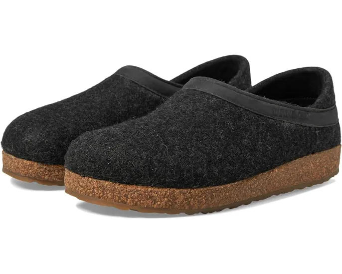 Тапочки Haflinger GZH из шерстяного войлока с пробковой стелькой