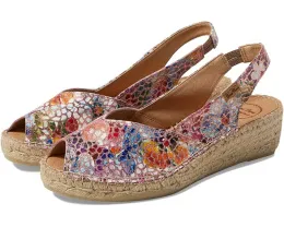 Эспадрильи Toni Pons Bernia PM с металлическим блеском и клиновидным каблуком