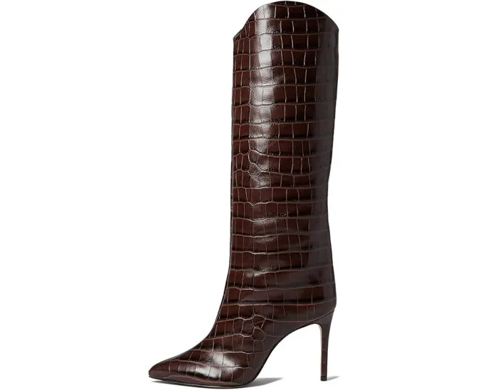 Ботинки Schutz Maryana из кожи с острым носком и шпилькой