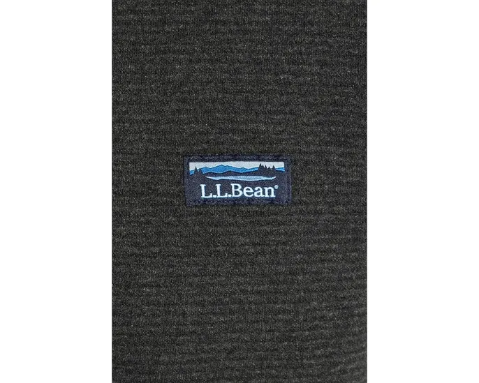 Свитер с молнией L.L.Bean Lakewashed Double-Knit для повседневного стиля