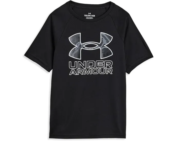 Футболка Under Armour Tech Hybrid Print с коротким рукавом для детей старшего возраста