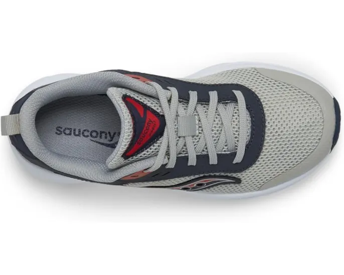 Кроссовки Saucony Axon KDZ для детей с верхом из кожи и сетки и легкой подошвой EVA