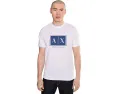Футболка Armani Exchange Box Logo с круглым вырезом