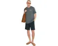 Футболка Quiksilver Stamped Screen Tee с принтом