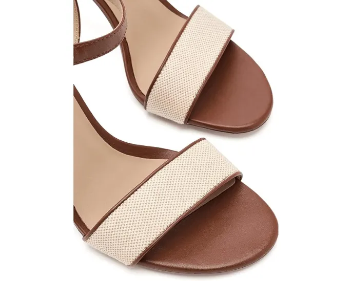 Сандалии Gwen из кожи Nappa и канваса Lauren Ralph Lauren
