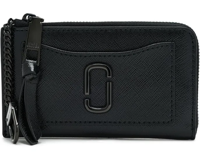 Мультикошелек The Utility Snapshot Tonal Top Zip Multi Wallet из кожи Marc Jacobs