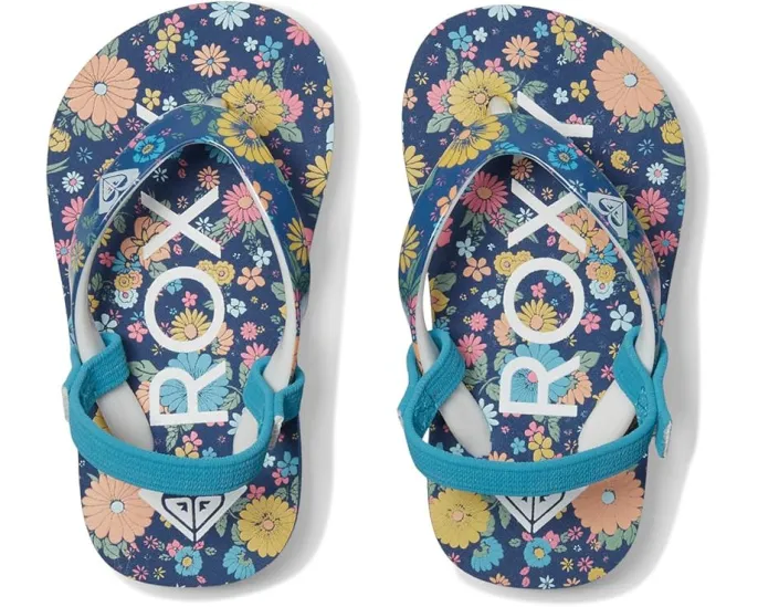 Roxy TW Pebbles VI детские тапочки-шлепанцы