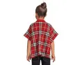 Детская накидка Grela Check Cape от Burberry Kids с клетчатым принтом