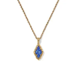 Короткое колье Adeline с подвеской от Kendra Scott из позолоченной латуни