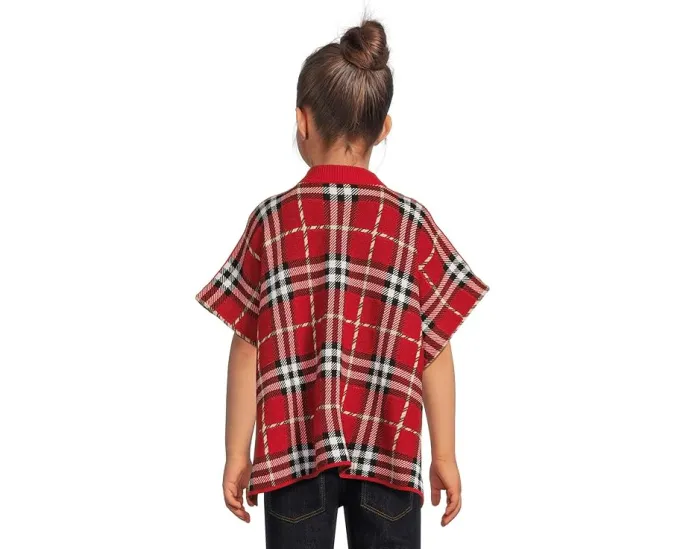 Детская накидка Grela Check Cape от Burberry Kids с клетчатым принтом