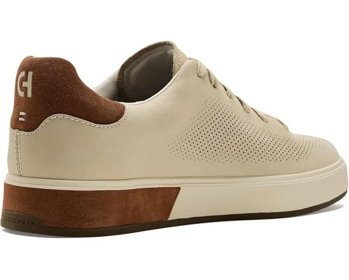 Кожаные кроссовки Cole Haan Grandpro Angleace с круглым носком и резиновой подошвой