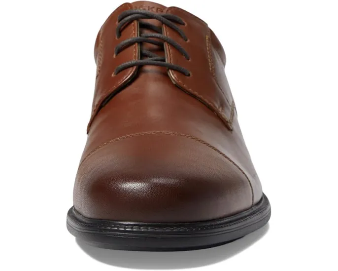 Оксфорды Charles Road Cap Toe от Rockport с гладкой кожей и амортизацией