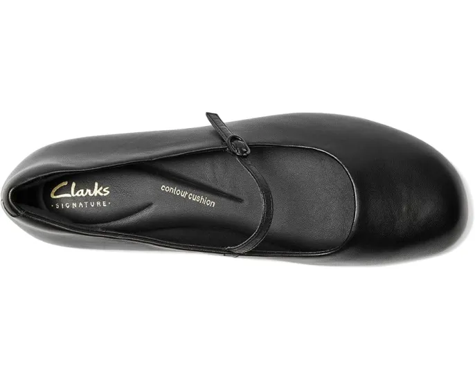 Балетки Clarks Livia Sky из мягкой кожи с регулируемой пряжкой