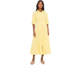 Vince Camuto платье-рубашка с длинными рукавами и карманами ниже колена