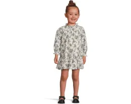 Платье Janie and Jack из твила с цветочным принтом и кружевной отделкой