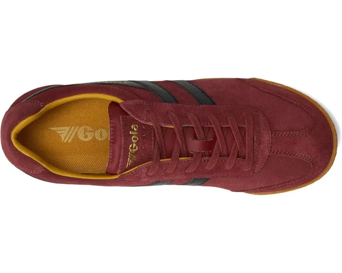 Gola Harrier кроссовки из гладкой кожи с круглым носком и резиновой подошвой