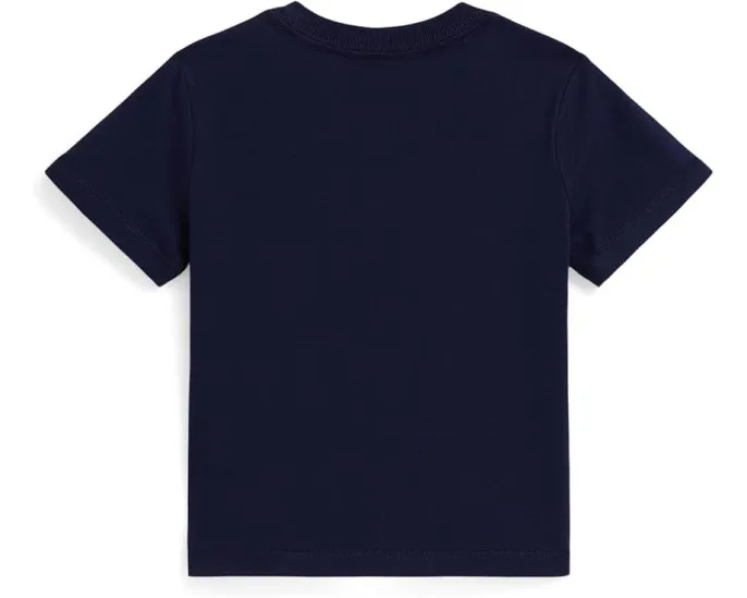 Футболка Polo Ralph Lauren для малышей из хлопка с принтом медвежонка Polo