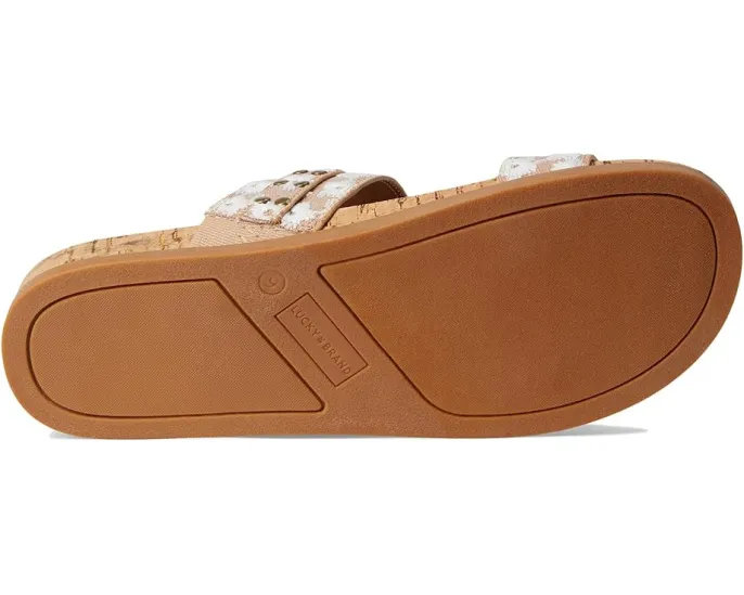 Сандалии Dineesa Studded Two Band Flat от Lucky Brand с заклепками и двойными ремешками