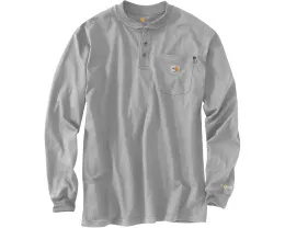 Carhartt Огнестойкая хлопковая рубашка с длинным рукавом и воротником хенли