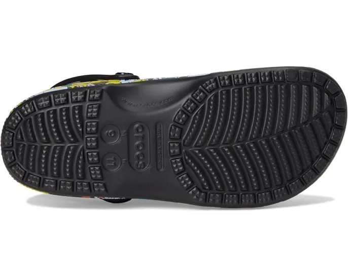 Кроксы Crocs с дизайном Микки Мауса и плюшевой головой персонажа
