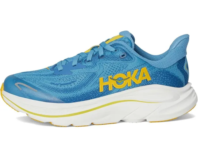 Детские кроссовки Hoka Kids Clifton 10 с амортизирующей подошвой и сетчатым верхом