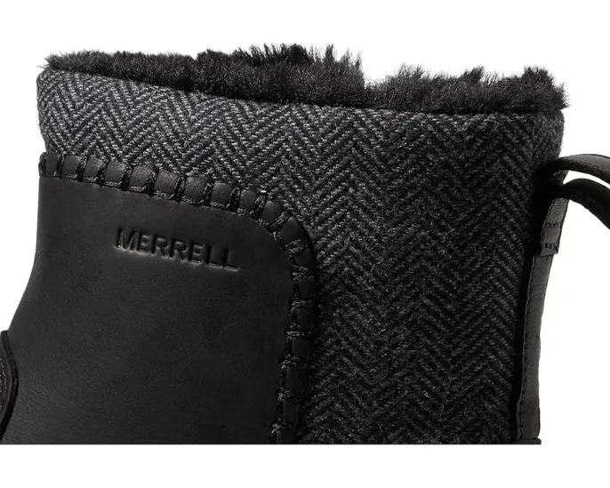 Ботинки Merrell Encore Ice 5 Mid Zip с водонепроницаемой кожей и утеплением