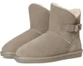 Зимние угги Bearpaw Steph из замши с подкладкой из шерсти и декоративной пряжкой
