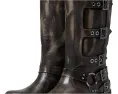 Кожаные ботинки Steve Madden Rocky с широким голенищем и пряжками