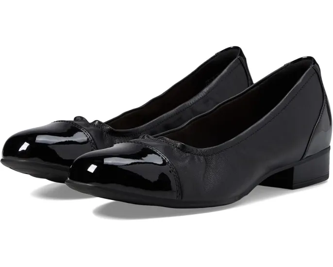 Туфли Clarks Juliet Step на удобном каблуке с квадратным носком