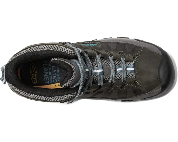 KEEN Targhee III Mid Waterproof треккинговые ботинки Magnet Atlantic Blue