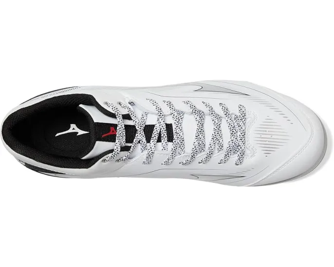 Бутсы Mizuno Cushionrevo Diamond Mid TPU для бейсбола с поддержкой голеностопа