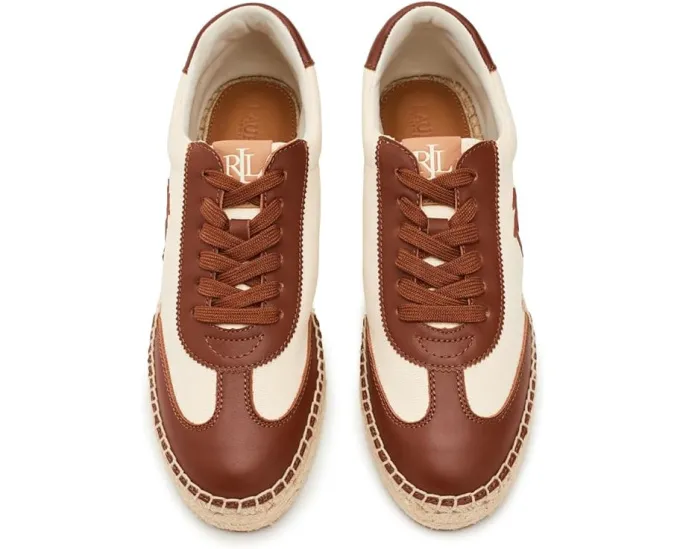 Эспадрильи-кроссовки Lauren Ralph Lauren Luize из холста и кожи наппа