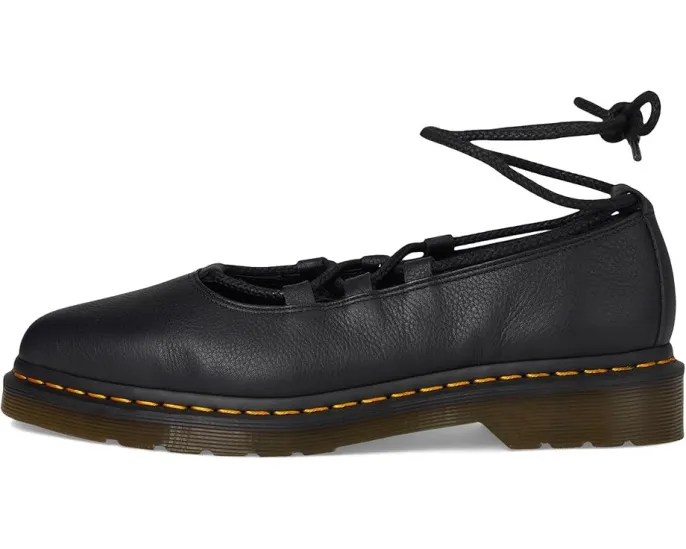 Балетки Elphie II от Dr. Martens с острым носком и шнуровкой