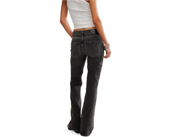 Free People West Coast Relaxed Jean расслабленные джинсы с прямой штаниной