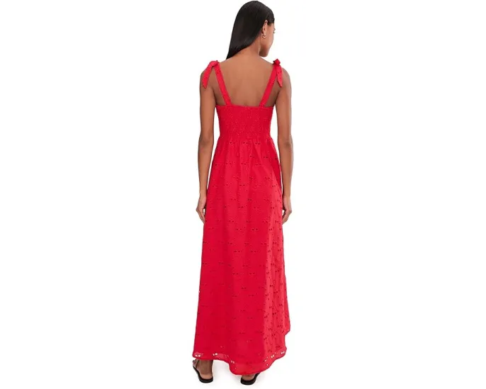 Платье Beach Riot Charlotte макси с бантами на плечах и цветочным принтом