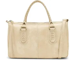 Сумка-сатчел HOBO Expedition с плетеными кожаными деталями