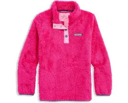 Толстовка Teddy с планкой на кнопках для детей из мягкого флиса Vineyard Vines Kids