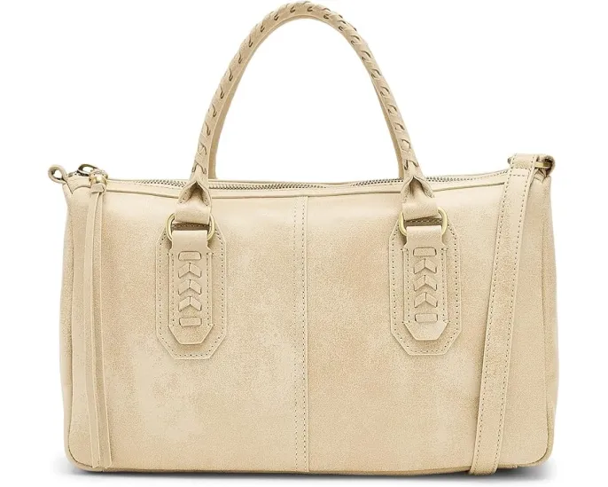 Сумка-сатчел HOBO Expedition с плетеными кожаными деталями