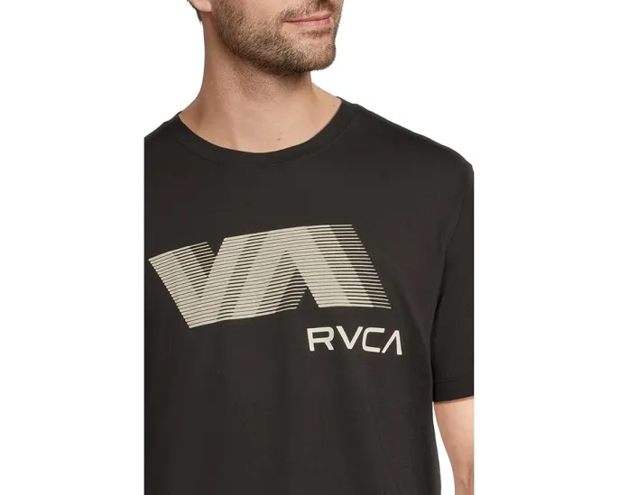 Футболка RVCA Va Blur с коротким рукавом и влагоотводящими свойствами