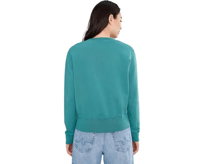 Свитшот Mod-o-doc с длинным рукавом и глубоким V-вырезом