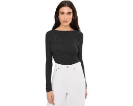 Блуза Bria с длинным рукавом и открытой спиной с блестками Madewell