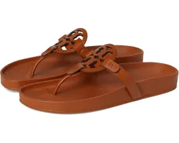 Сандалии Tory Burch Miller Cloud с перемычкой между пальцами и логотипом Double T
