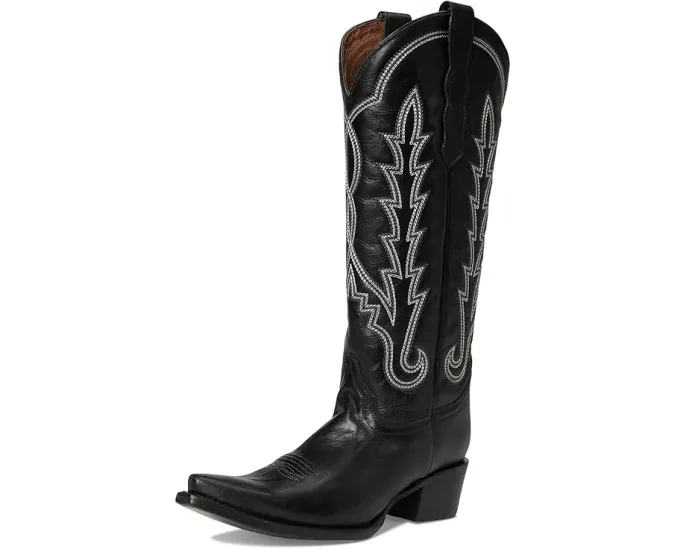 Сапоги Corral L6282 до икры с контрастной вышивкой