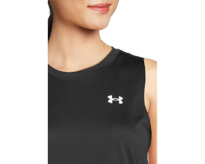 Under Armour Tech Tank Solid майка с логотипом и прямым подолом